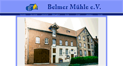 Desktop Screenshot of belmer-muehle.de