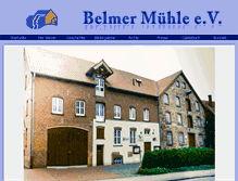 Tablet Screenshot of belmer-muehle.de